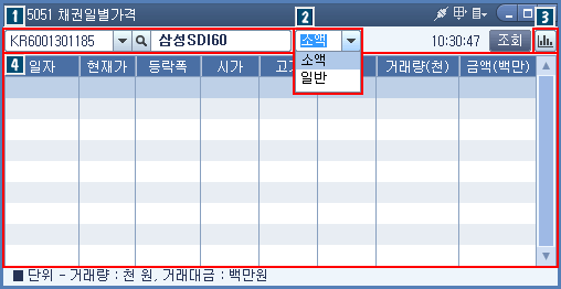 채권일별가격 메인